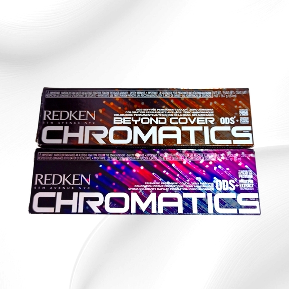 Redken Chromatics 2 x Permanent Ammonia-free Hair Color Iridescent Golden Brown - Picture 4 of 16